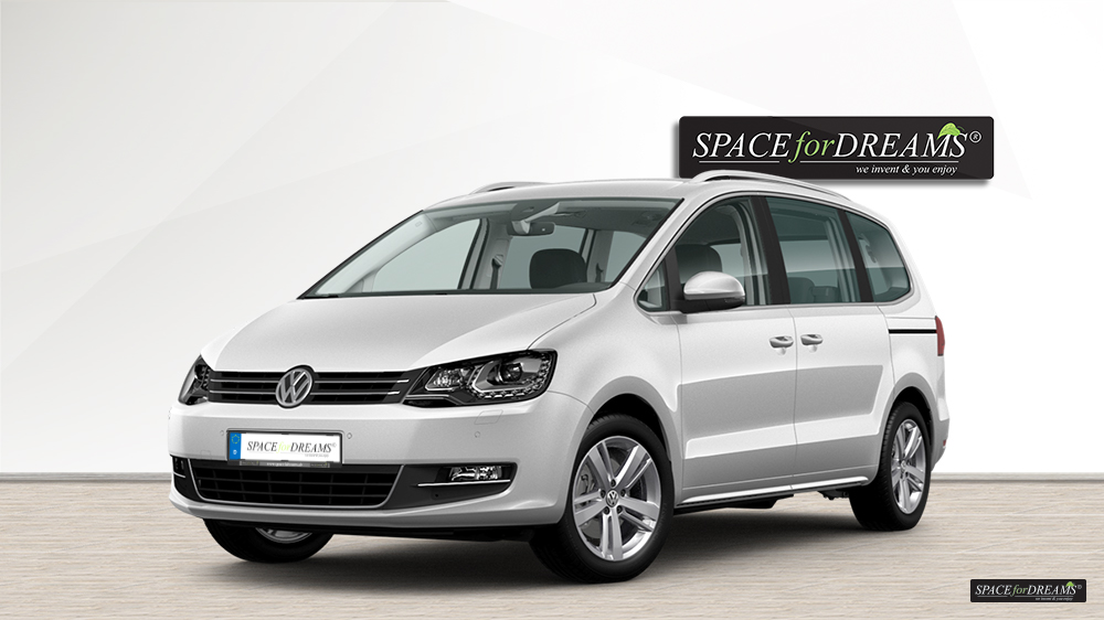 Volkswagen Sharan II. (5 Sitzer, ohne Doppelboden)