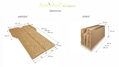 Materasso SPACEBED® Exclusivo M 190cm Marrone