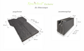 Materasso SPACEBED® Exclusivo M 190cm Grigio