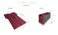 Materasso SPACEBED® Exclusivo S 180cm Magic Rosé