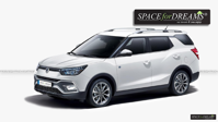 Foldable mattress - SPACEBED® for KGM/SsangYong Tivoli XLV