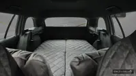 Grey Car camping pad - SPACEBED® view in Skoda Octavia Combi 5 equipped with Leveling System S4D