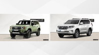 Car bed foam - SPACEBED® for Toyota Land Cruiser