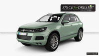 Portable car mattress - SPACEBED® for VW Touareq II.